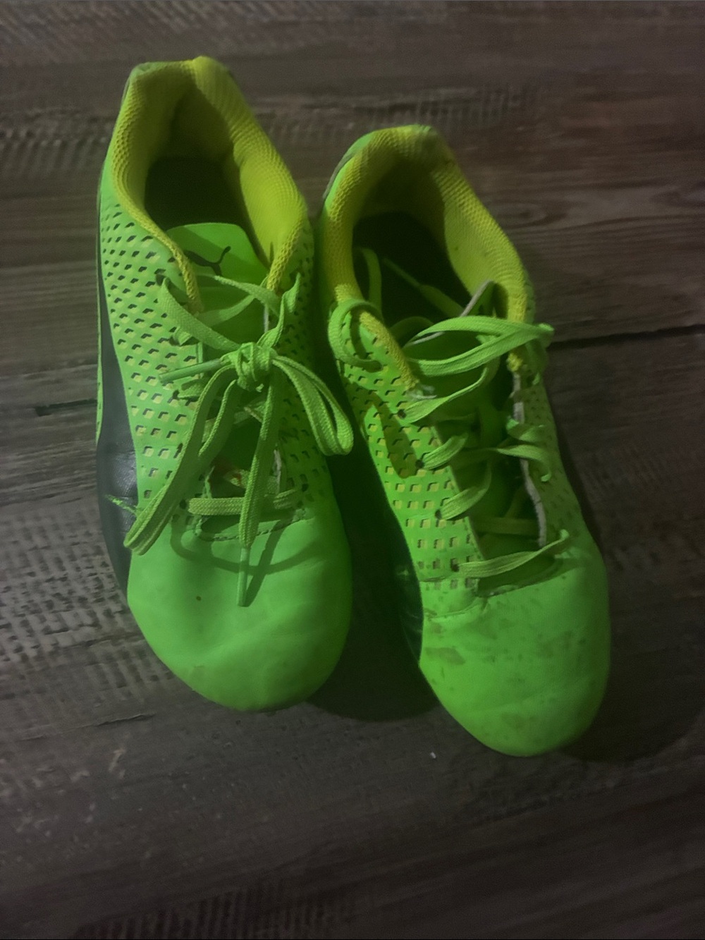Puma Neon Green Soccer Cleats
